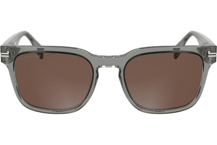 Okulary przeciwsłoneczne Lacoste L6065S 038 Kwadratowe Szare