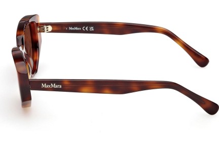 Okulary przeciwsłoneczne Max Mara Lee 4 MM0161 52E Kocie oczy Havana