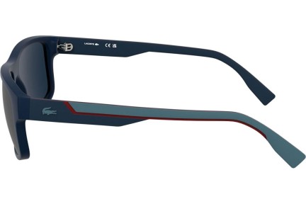 Okulary przeciwsłoneczne Lacoste L6057S 424 Prostokątne Niebieskie