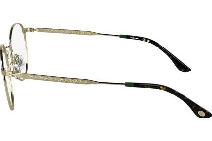 Okulary korekcyjne Lacoste L2308 714 Okrągłe Złote