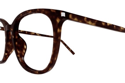Okulary korekcyjne Saint Laurent SL724/F 002 Kocie oczy Havana