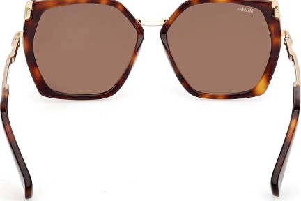 Okulary przeciwsłoneczne Max Mara Miller 5 MM0136 52E Kocie oczy Havana