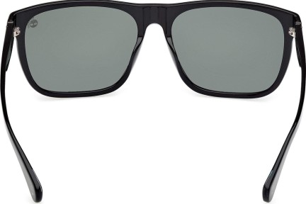 Okulary przeciwsłoneczne Timberland TB00054-H 01R Polarized Kwadratowe Czarne