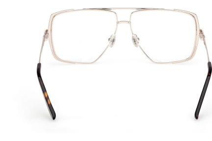 Okulary korekcyjne Guess GU50248 033 Kocie oczy Złote