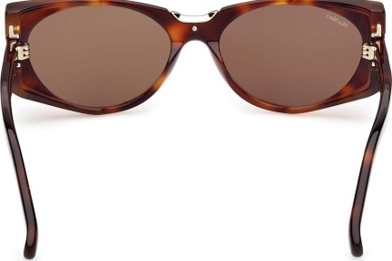 Okulary przeciwsłoneczne Max Mara Spark 10 MM0160 52E Kocie oczy Havana