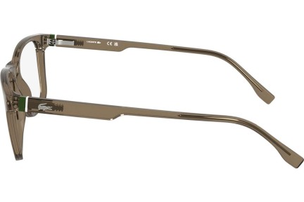 Okulary korekcyjne Lacoste L2974 210 Kwadratowe Brązowe
