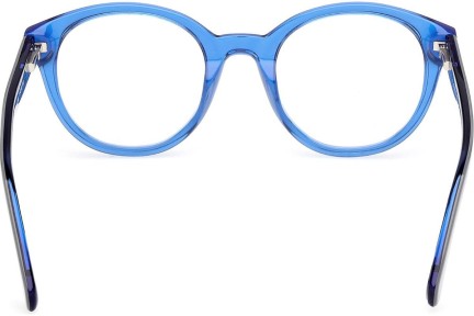 Okulary korekcyjne Guess GU50263 092 Okrągłe Niebieskie