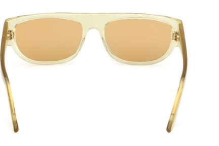 Okulary przeciwsłoneczne GCDS GD0062 39J Kocie oczy Żółte