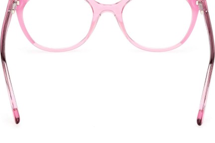 Okulary korekcyjne Guess GU50267 077 Kocie oczy Różowe