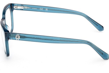 Okulary korekcyjne Guess GU50251 087 Kwadratowe Niebieskie