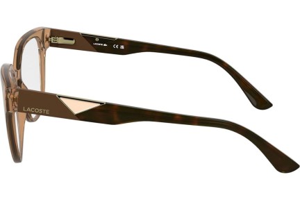 Okulary korekcyjne Lacoste L2982 204 Kocie oczy Brązowe