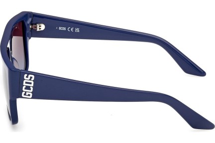Okulary przeciwsłoneczne GCDS GD0063 90T Kwadratowe Niebieskie