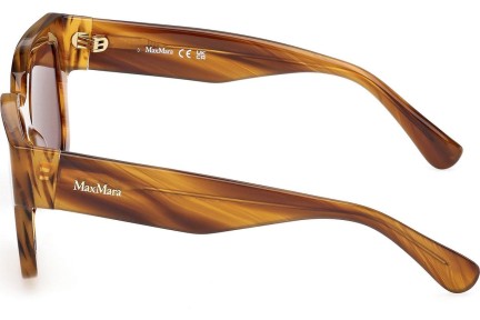 Okulary przeciwsłoneczne Max Mara Glimpse 7 MM0145 50E Kwadratowe Brązowe