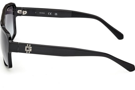 Okulary przeciwsłoneczne Guess GU00223 01B Prostokątne Czarne