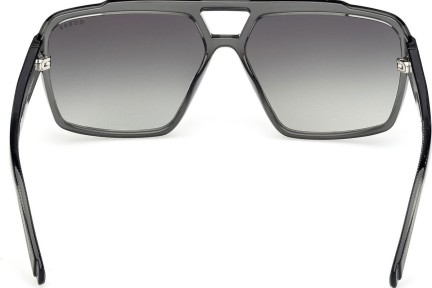 Okulary przeciwsłoneczne Guess GU00223 20B Prostokątne Szare