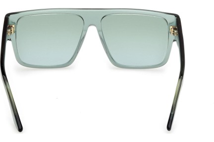 Okulary przeciwsłoneczne GCDS GD0063 93P Kwadratowe Zielone