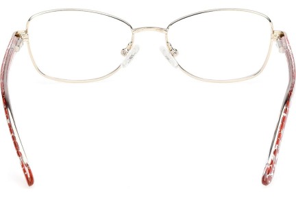 Okulary korekcyjne Guess GU50266 033 Prostokątne Złote