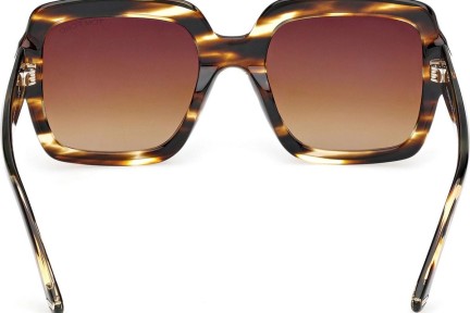 Okulary przeciwsłoneczne Tom Ford Kaya FT1082 55F Kwadratowe Havana