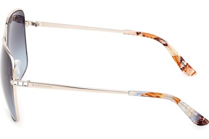 Okulary przeciwsłoneczne Marciano GM00022 33W Pilotki (Aviator) Złote