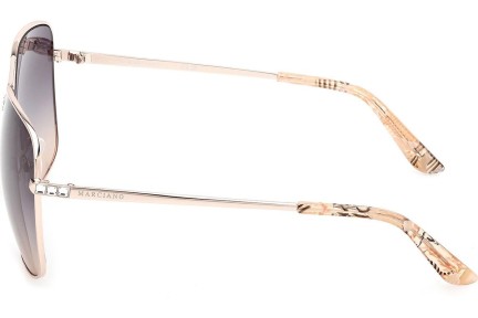 Okulary przeciwsłoneczne Marciano GM00022 32W Pilotki (Aviator) Złote