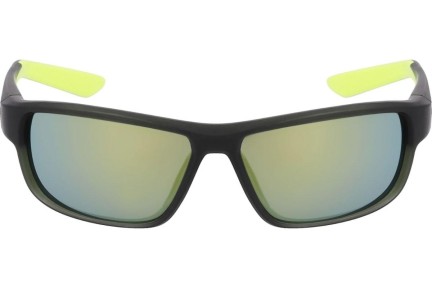 Okulary przeciwsłoneczne Nike IF1054X 355 Prostokątne Zielone