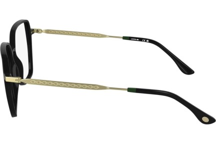 Okulary korekcyjne Lacoste L2981 001 Kocie oczy Czarne