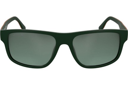 Okulary przeciwsłoneczne Lacoste L6057S 301 Prostokątne Zielone