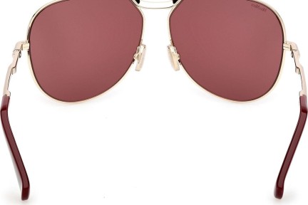 Okulary przeciwsłoneczne Max Mara Miller 2 MM0134 32S Pilotki (Aviator) Złote