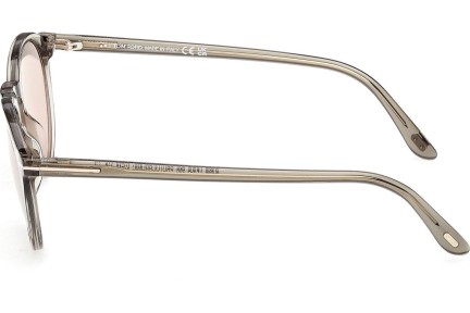 Okulary przeciwsłoneczne Tom Ford FT0904 96E Okrągłe Zielone