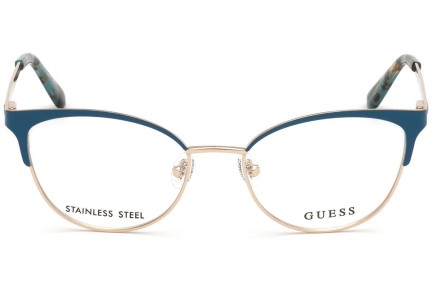 Okulary korekcyjne Guess GU2796 087 Kocie oczy Niebieskie