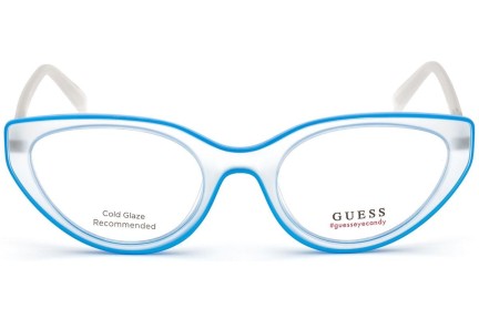 Okulary korekcyjne Guess GU3058 092 Owalne Niebieskie