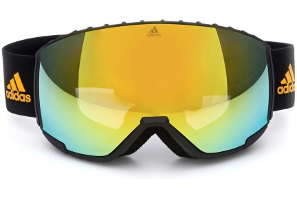 Gogle narciarskie Adidas Sport SP0039 02L Pojedyncze | Shield Czarne