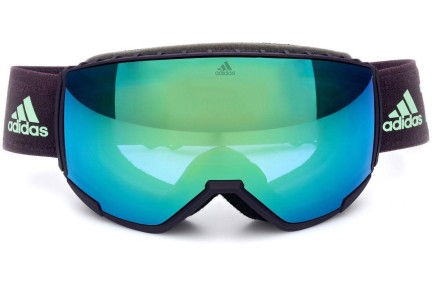 Gogle narciarskie Adidas Sport SP0039 92Q Pojedyncze | Shield Niebieskie