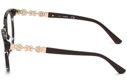 Okulary korekcyjne Guess GU2834 050 Okrągłe Brązowe