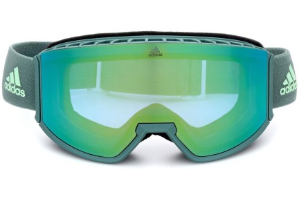 Gogle narciarskie Adidas Sport SP0040 97Q Pojedyncze | Shield Zielone