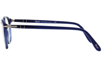 Okulary korekcyjne Persol Vintage Celebration Special Collection Cobalto PO3007V 1015 Kwadratowe Niebieskie
