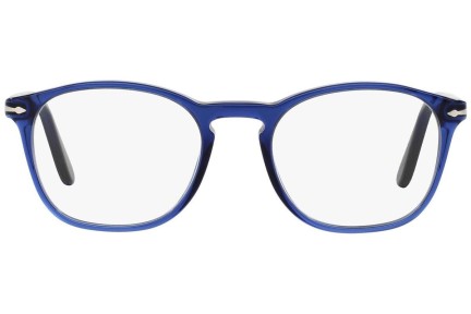 Okulary korekcyjne Persol Vintage Celebration Special Collection Cobalto PO3007V 1015 Kwadratowe Niebieskie