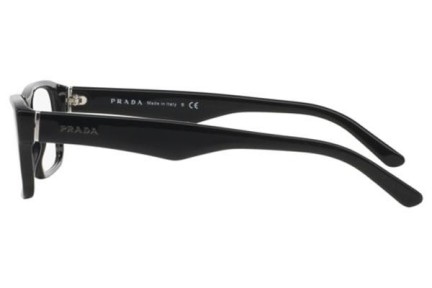 Okulary korekcyjne Prada PR16MV 1AB1O1 Prostokątne Czarne