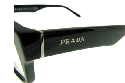 Okulary korekcyjne Prada PR16MV 1AB1O1 Prostokątne Czarne
