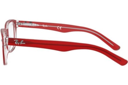Okulary korekcyjne Ray-Ban Junior RY1555 3852 Kwadratowe Czerwone