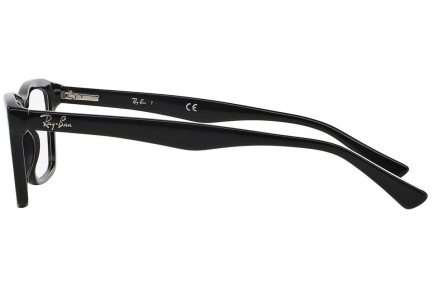 Okulary korekcyjne Ray-Ban RX5287 2000 Kwadratowe Czarne