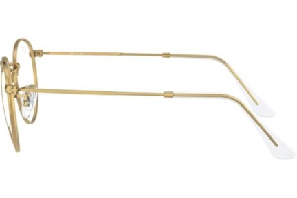 Okulary korekcyjne Ray-Ban Round Metal Classic RX3447V 3105 Okrągłe Złote
