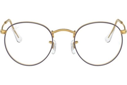 Okulary korekcyjne Ray-Ban Round Metal Classic RX3447V 3105 Okrągłe Złote