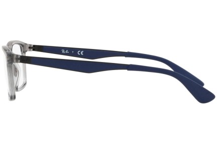 Okulary korekcyjne Ray-Ban RX7056 5814 Kwadratowe Szare