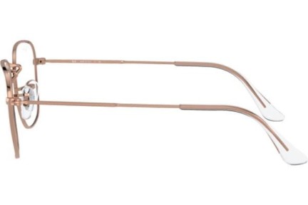 Okulary korekcyjne Ray-Ban Frank RX3857V 3107 Okrągłe Złote