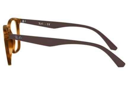 Okulary korekcyjne Ray-Ban RX7177 5992 Kwadratowe Havana