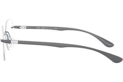 Okulary korekcyjne Ray-Ban RX8766 1000 Okrągłe Srebrne