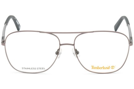 Okulary korekcyjne Timberland TB1671 008 Pilotki (Aviator) Srebrne