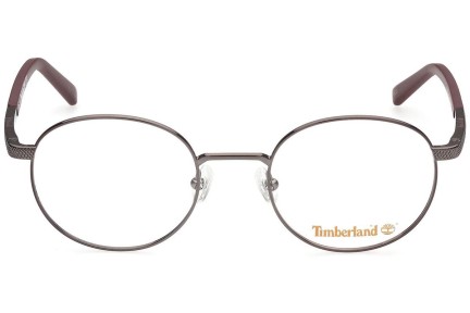 Okulary korekcyjne Timberland TB1724 008 Okrągłe Srebrne