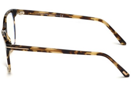 Okulary korekcyjne Tom Ford FT5544-B 055 Kocie oczy Havana